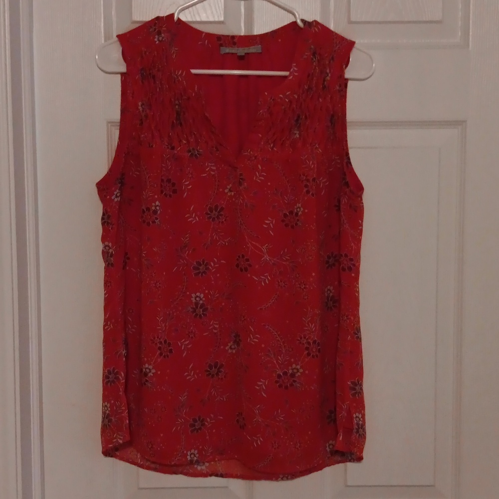 Stitchfix Orange Sleeveless Women's Top